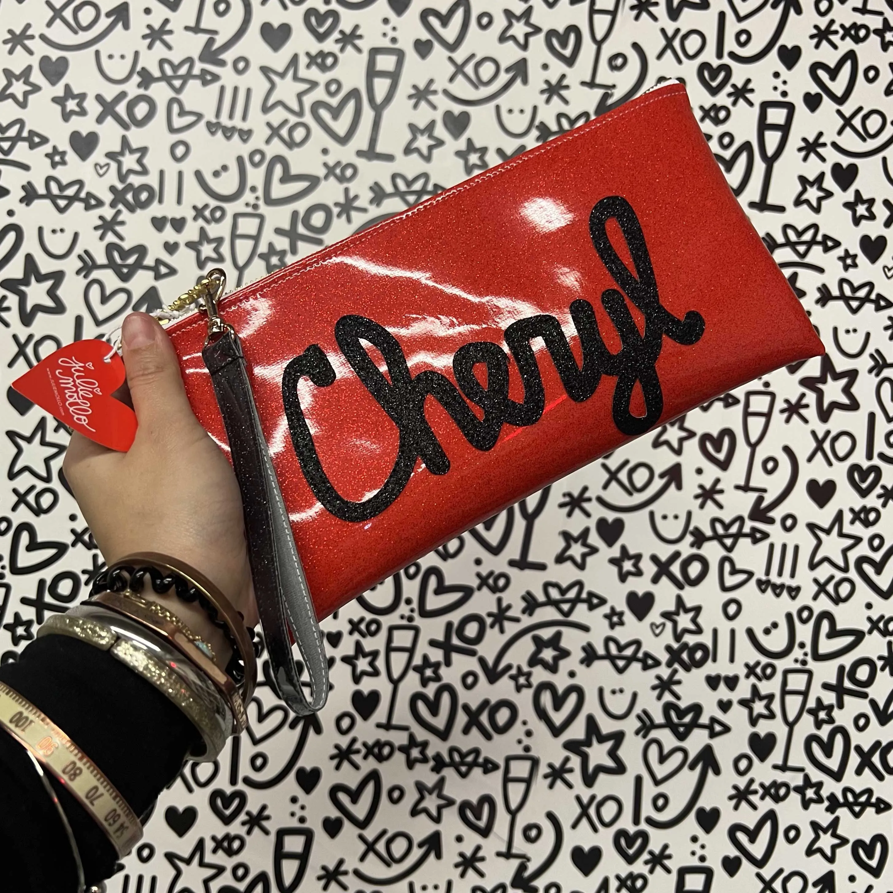 🌟 Create Your Own Glitter Vinyl Clutch! 🌟