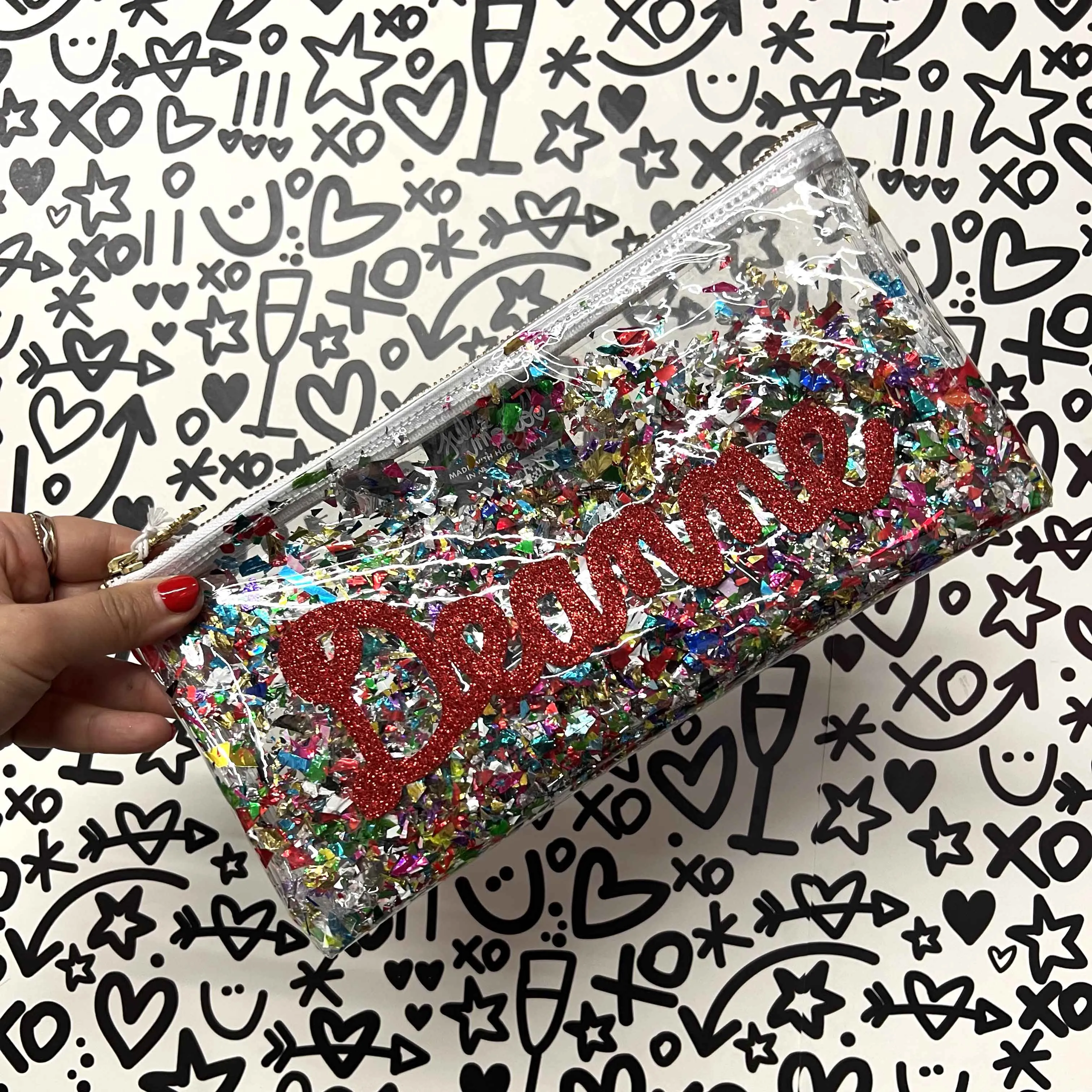 🌟 Create Your Own Glitter Vinyl Clutch! 🌟