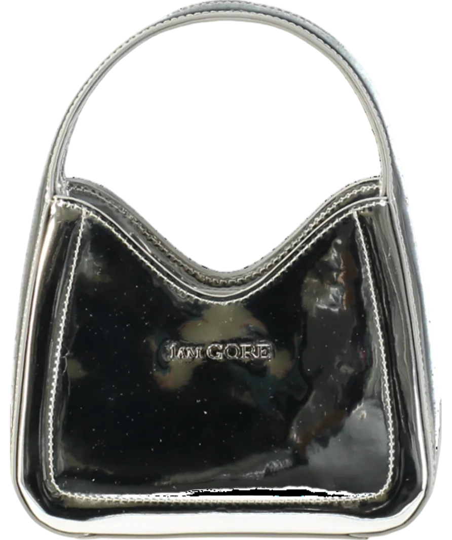 1am gorg Metallic Silver Mini Arc Handbag One Size