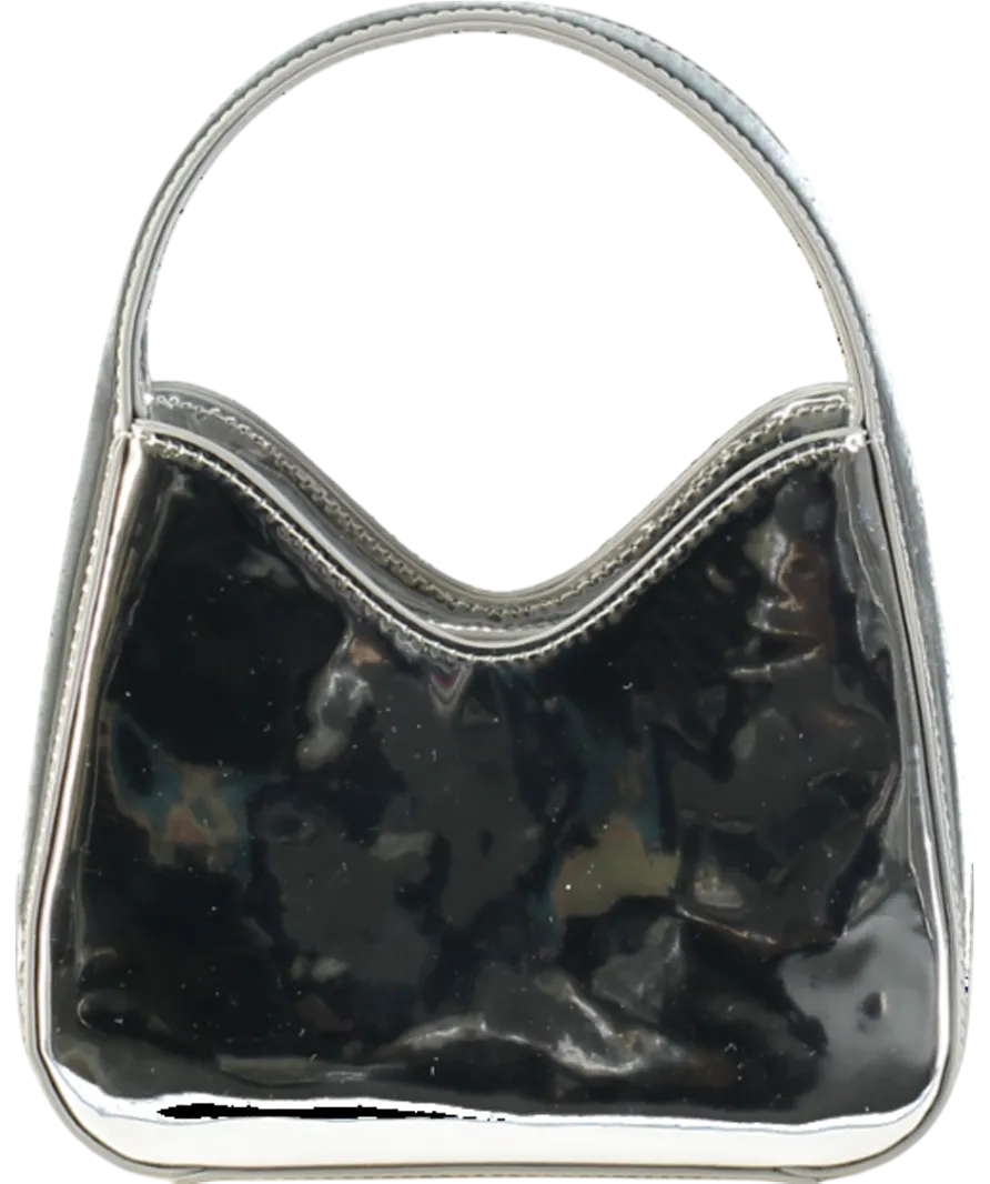 1am gorg Metallic Silver Mini Arc Handbag One Size