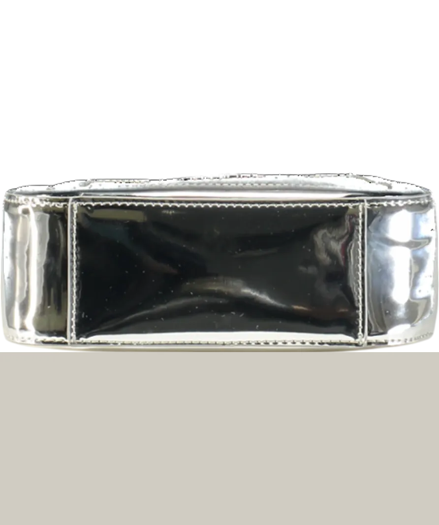 1am gorg Metallic Silver Mini Arc Handbag One Size