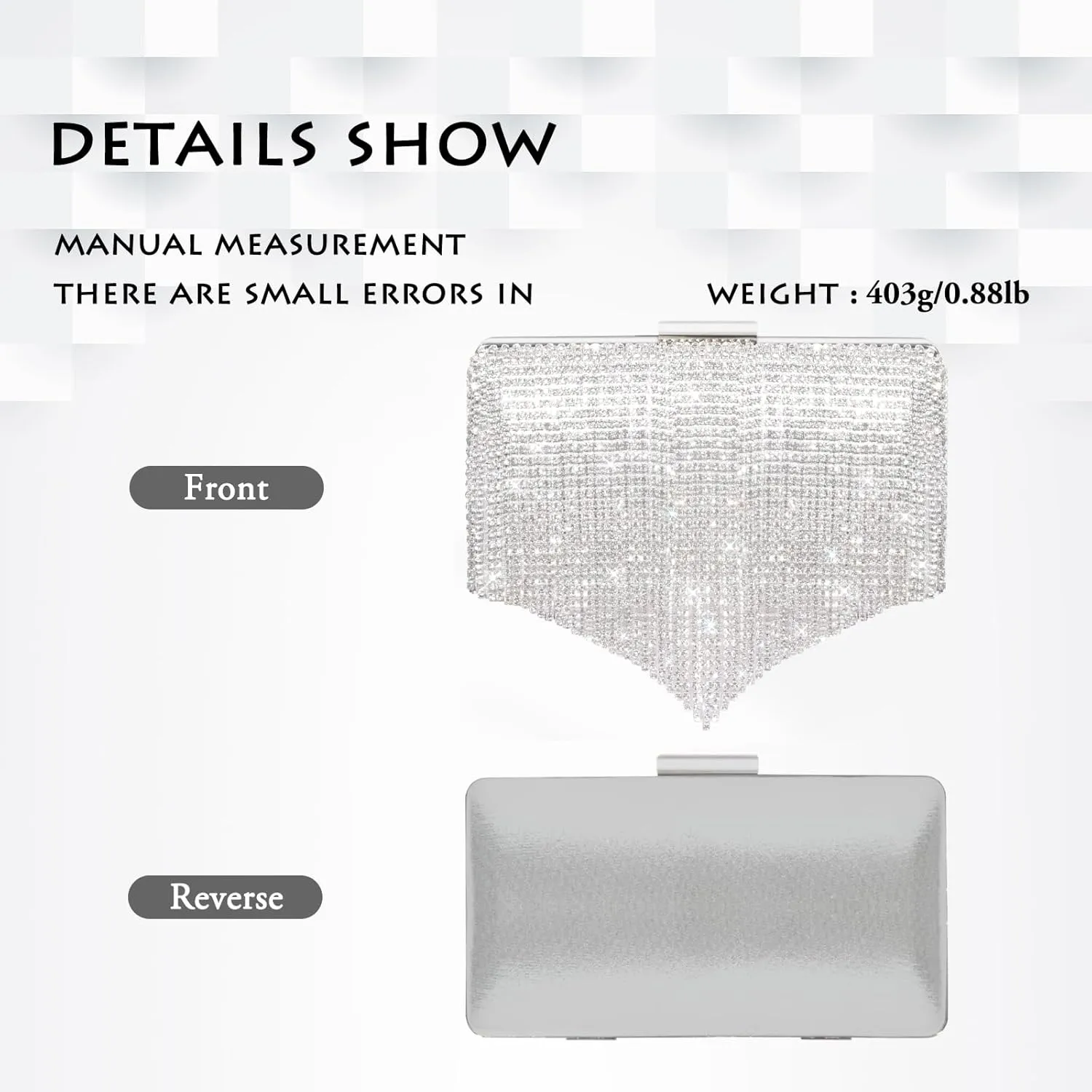 AOYUNHUI Clutch Purses for Women Wedding Cross Body Bag Purses for Women Wedding Prom Party Club