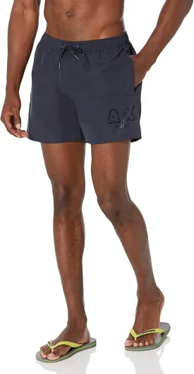 Armani Exchange Men's Modern Logo Swim Trunk
