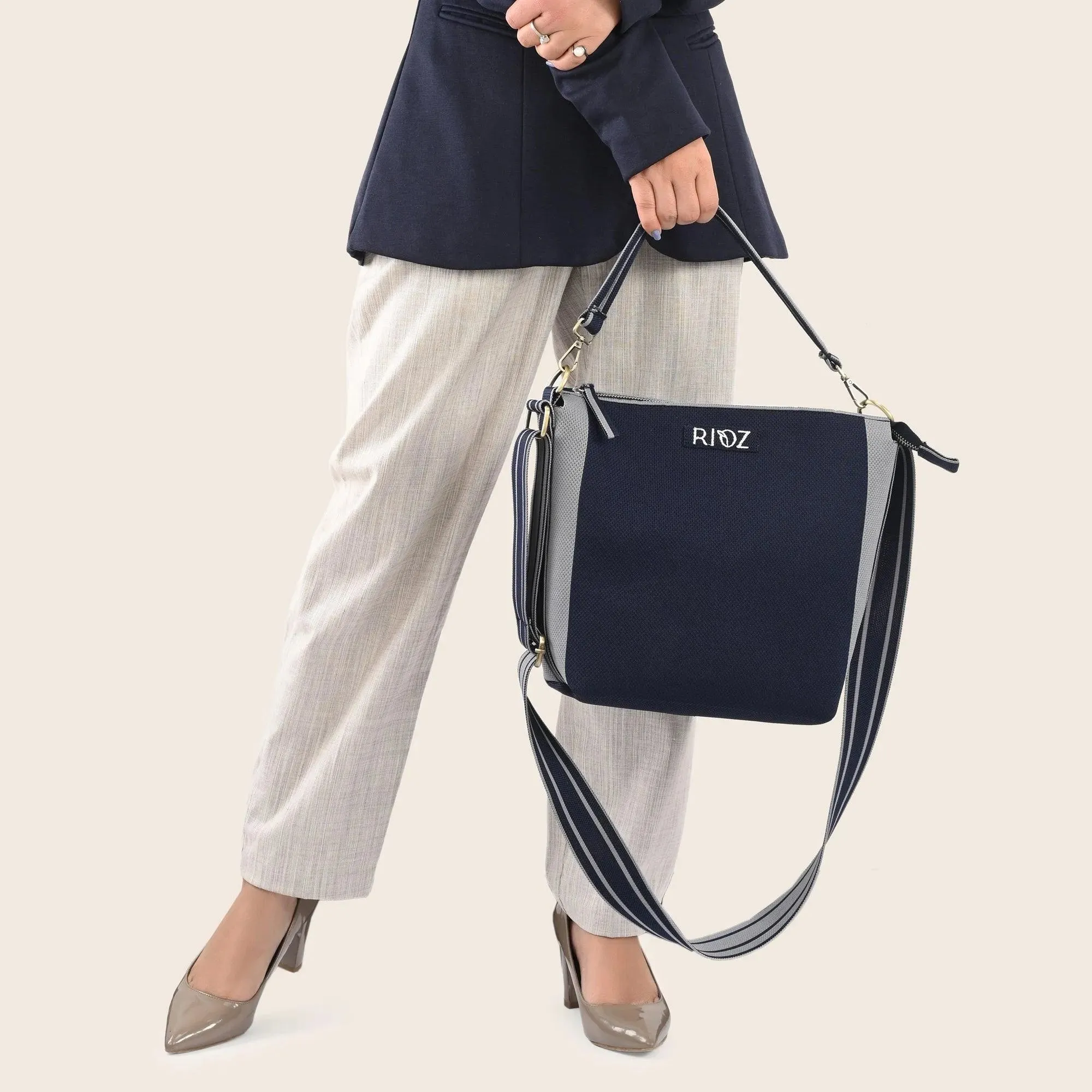 Atlas- Crossbody Sling Bag- Navy