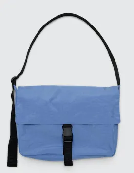 Baggu Pansy Blue Nylon Messenger Bag