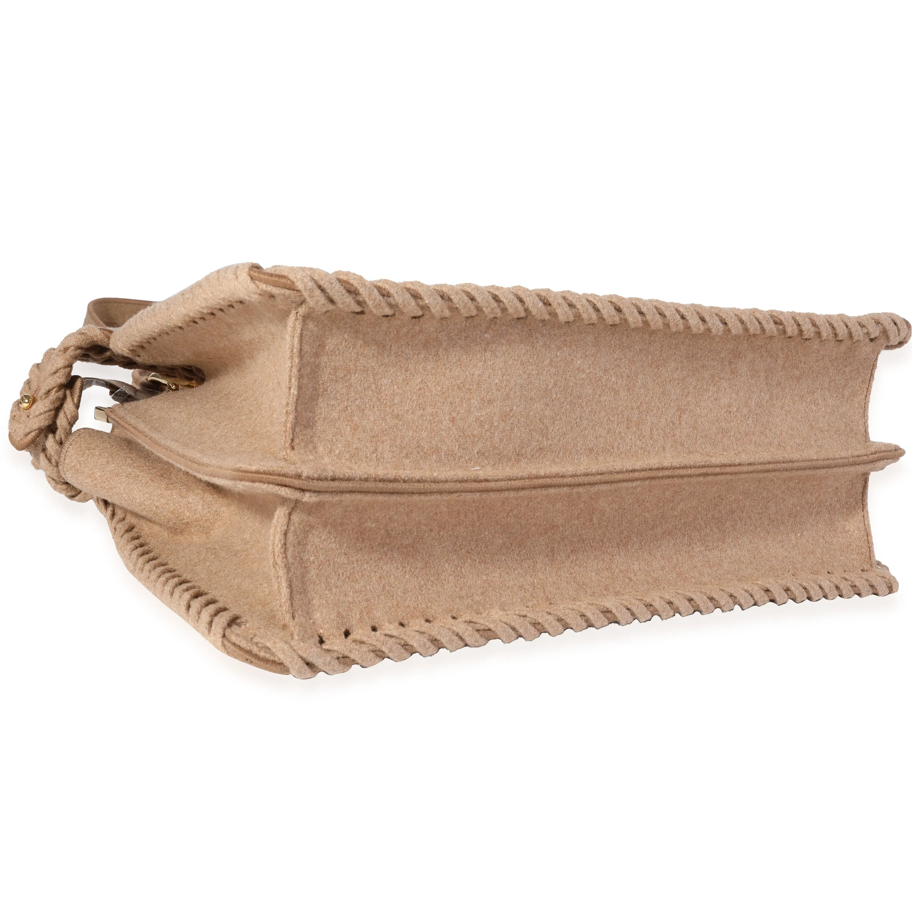Beige Flannel Medium Peekaboo ISeeU Bag