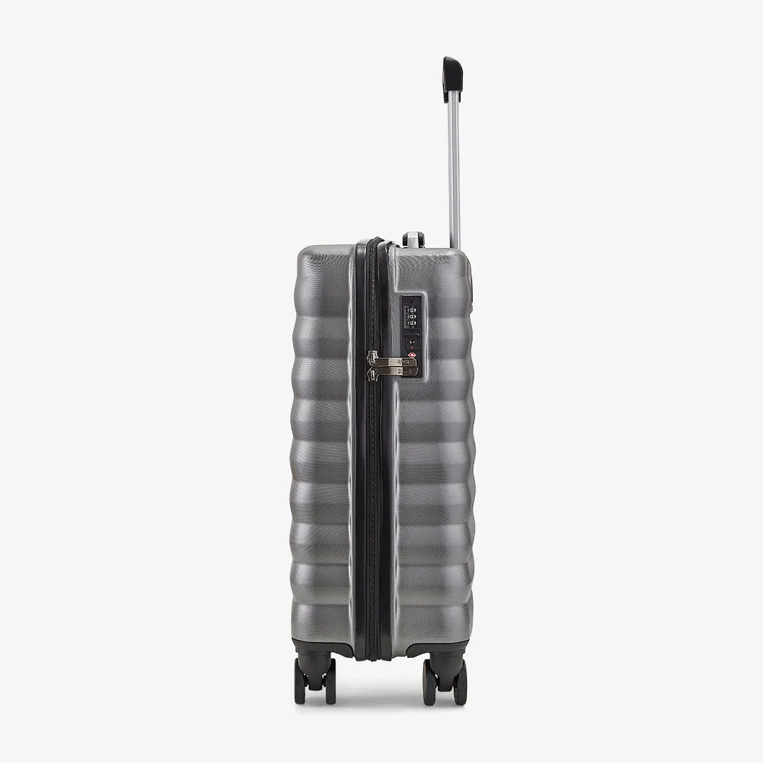 Berlin Small Suitcase in Charcoal