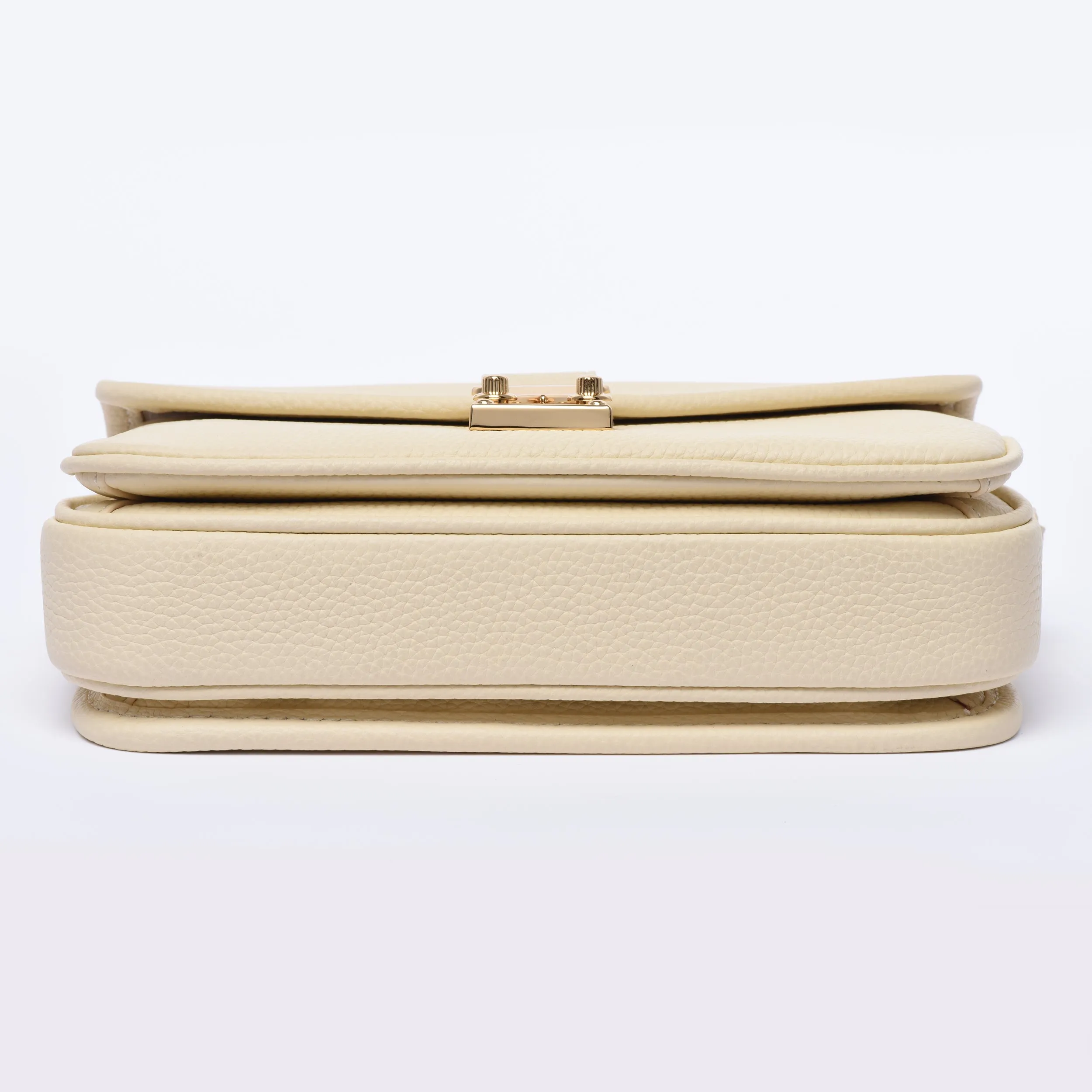 Buttercream Togo Leather - "Le Petit Paris15" Crossbody bag