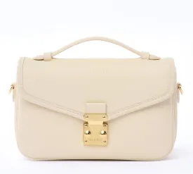Buttercream Togo Leather - "Le Petit Paris15" Crossbody bag