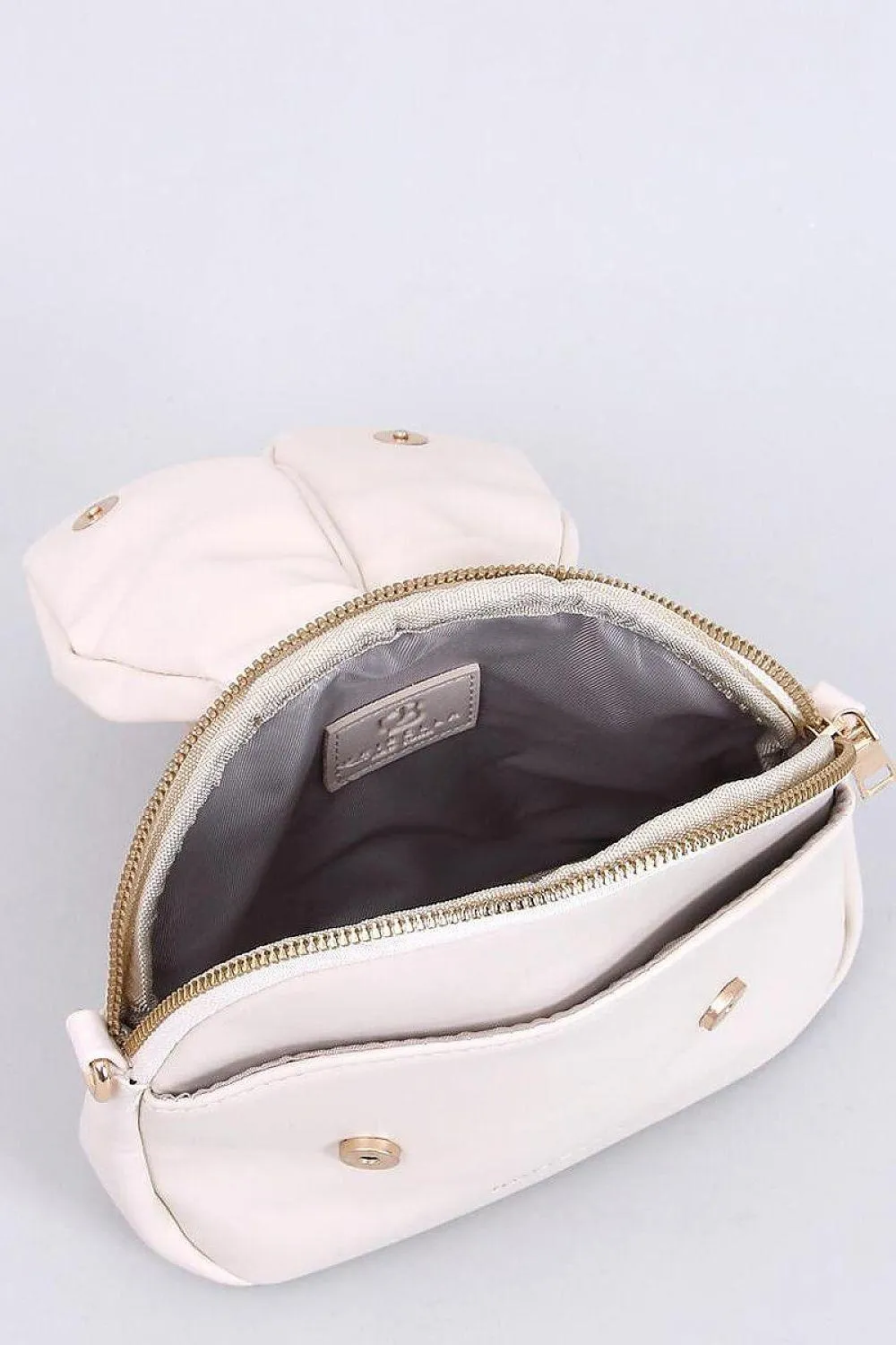 Charming Rabbit Ears Faux Leather Crossbody Messenger Bag with Adjustable Strap