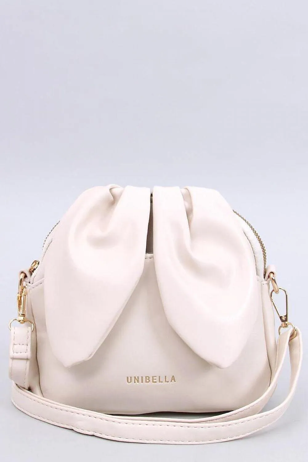 Charming Rabbit Ears Faux Leather Crossbody Messenger Bag with Adjustable Strap