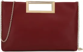 CHARMING TAILOR Fashion PU Leather Handbag Stylish Women Convertible Clutch Purse