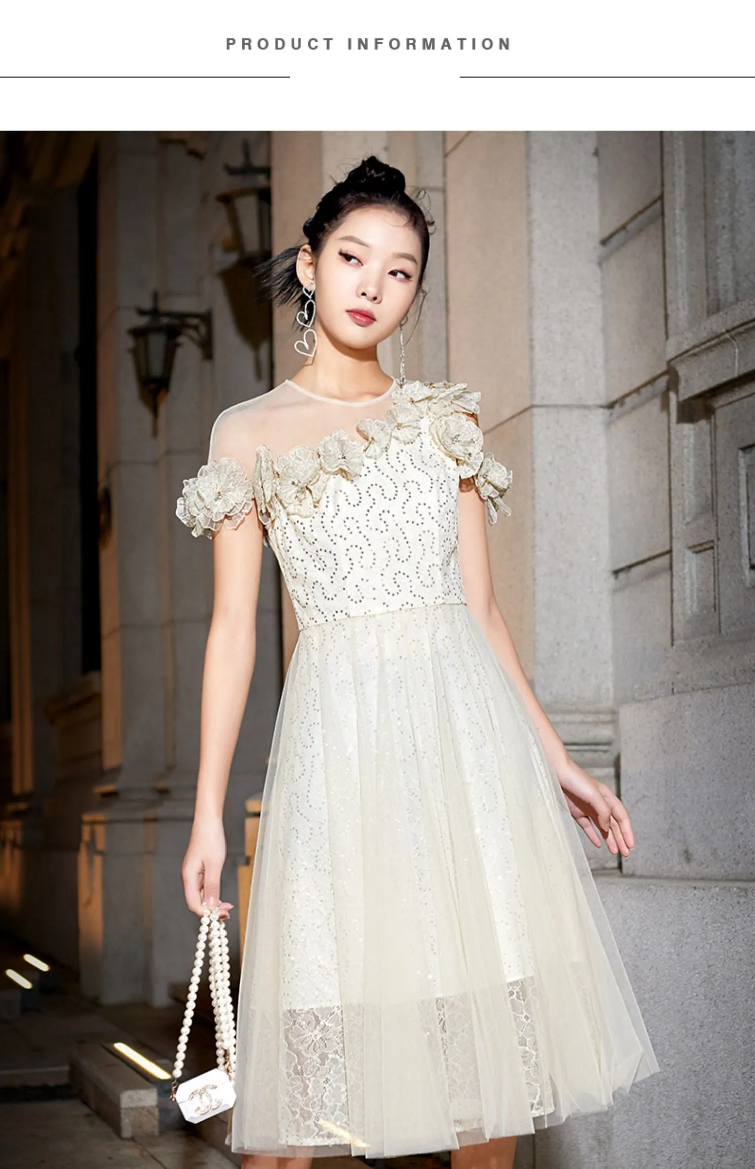 Crafted from high-quality fabric, this elegant dress- Ultra