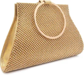 Crystal Clutch Purses Bride and Bridesmaid Handbag Elegant Wristlet Evening Bag for Women