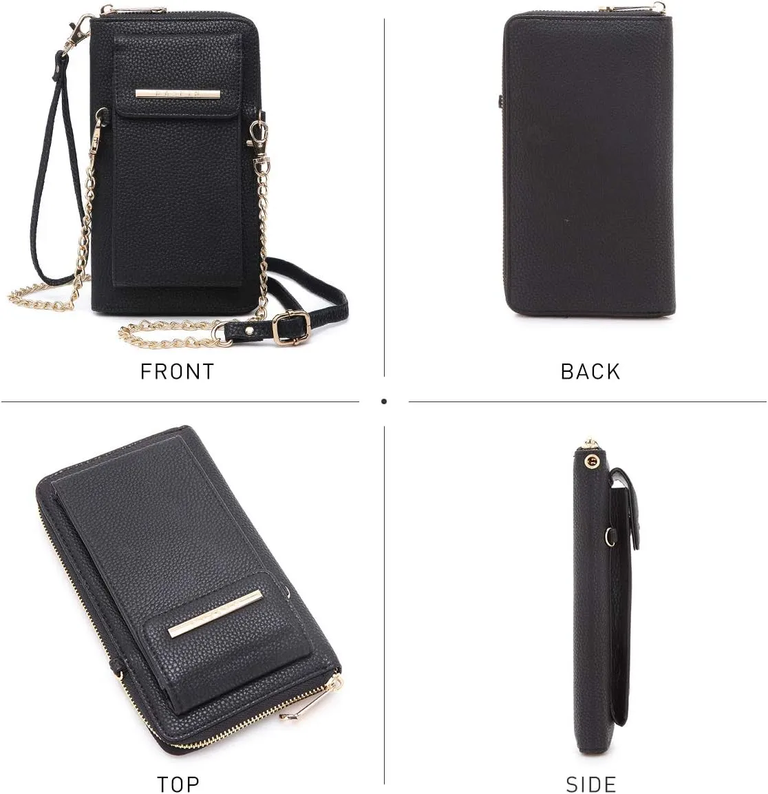 Dasein Crossbody Bag Phone Purse Handbag for Women Shoulder Bag Credit Card Wristlet Wallet with Multi Pockets