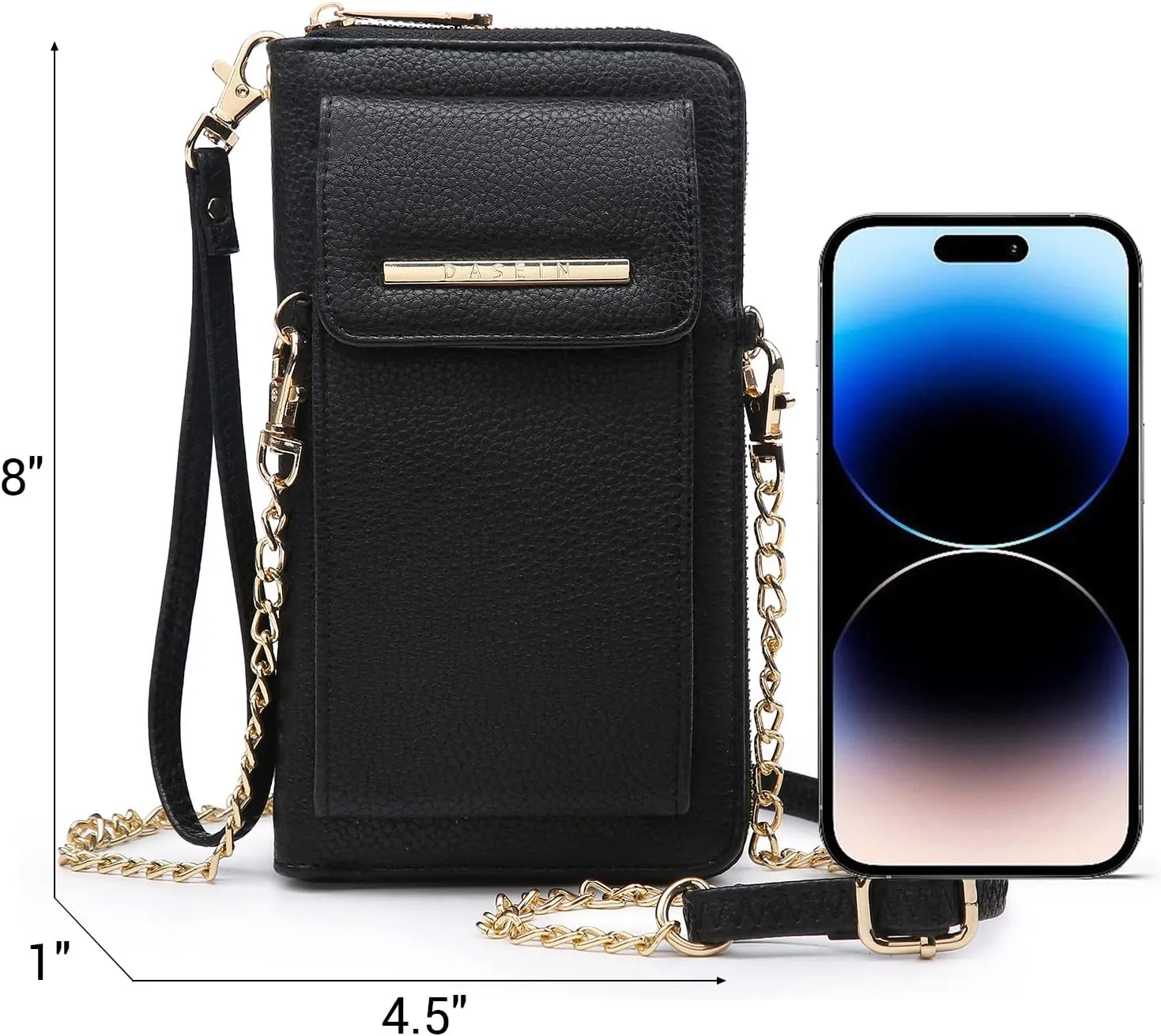 Dasein Crossbody Bag Phone Purse Handbag for Women Shoulder Bag Credit Card Wristlet Wallet with Multi Pockets