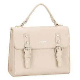 David Jones Medium Grab Satchel - Beige