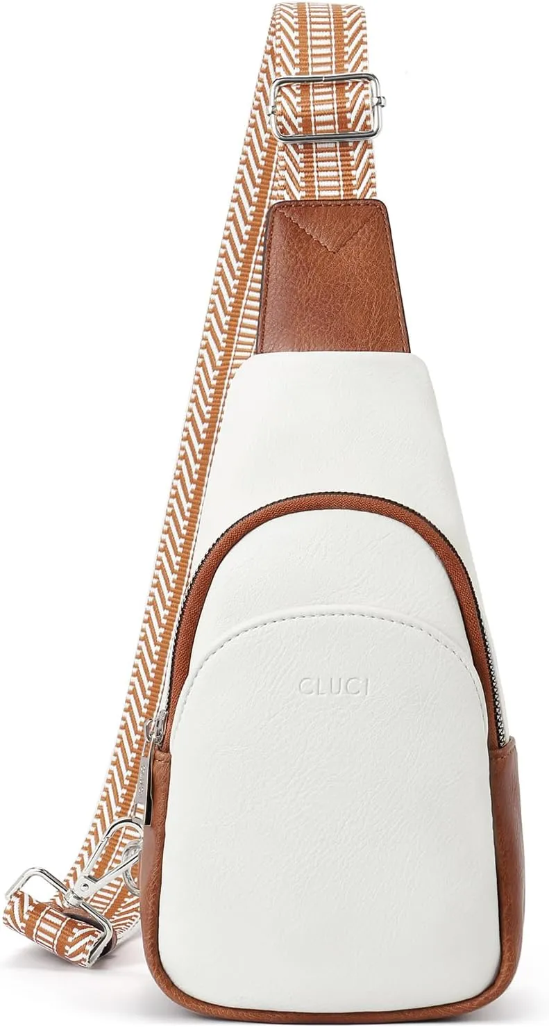 Faux Leather Black Crossbody Travel Sling Bag