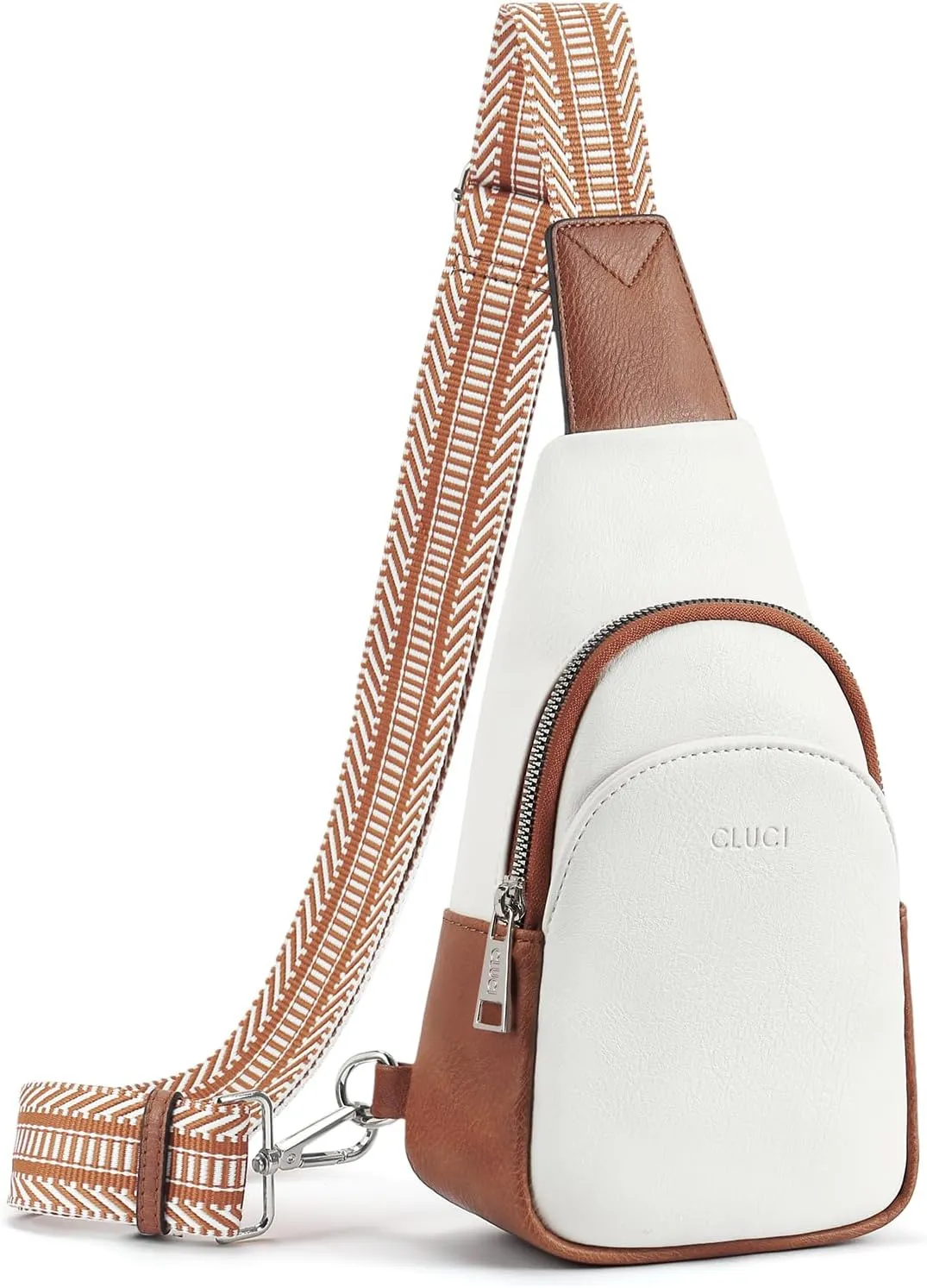 Faux Leather Black Crossbody Travel Sling Bag