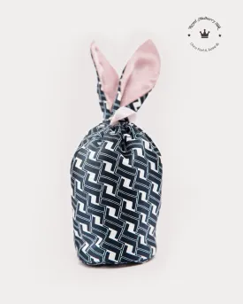 FEELITS 100% Royal Mulberry Silk. A/W limited edt-Royal Sustainable Silk  Bunny Pouch