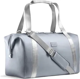 Fit & Fresh Premium Neoprene Weekender Bag With Trolley Sleeve - Large Overnight, Carry-on, Duffel, Gym, and Hospital Bag for Labor & Delivery