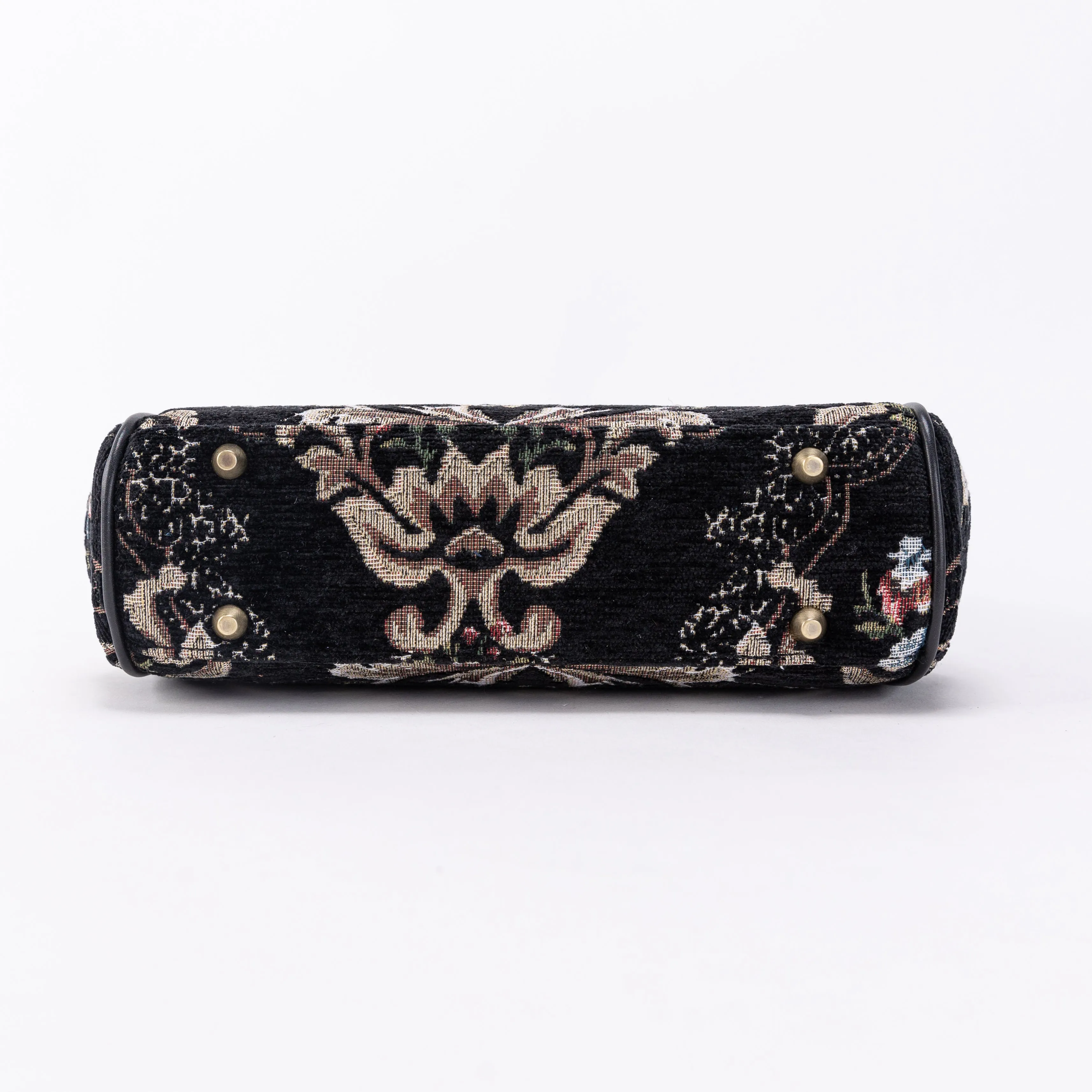 Floral Black Alma Satchel