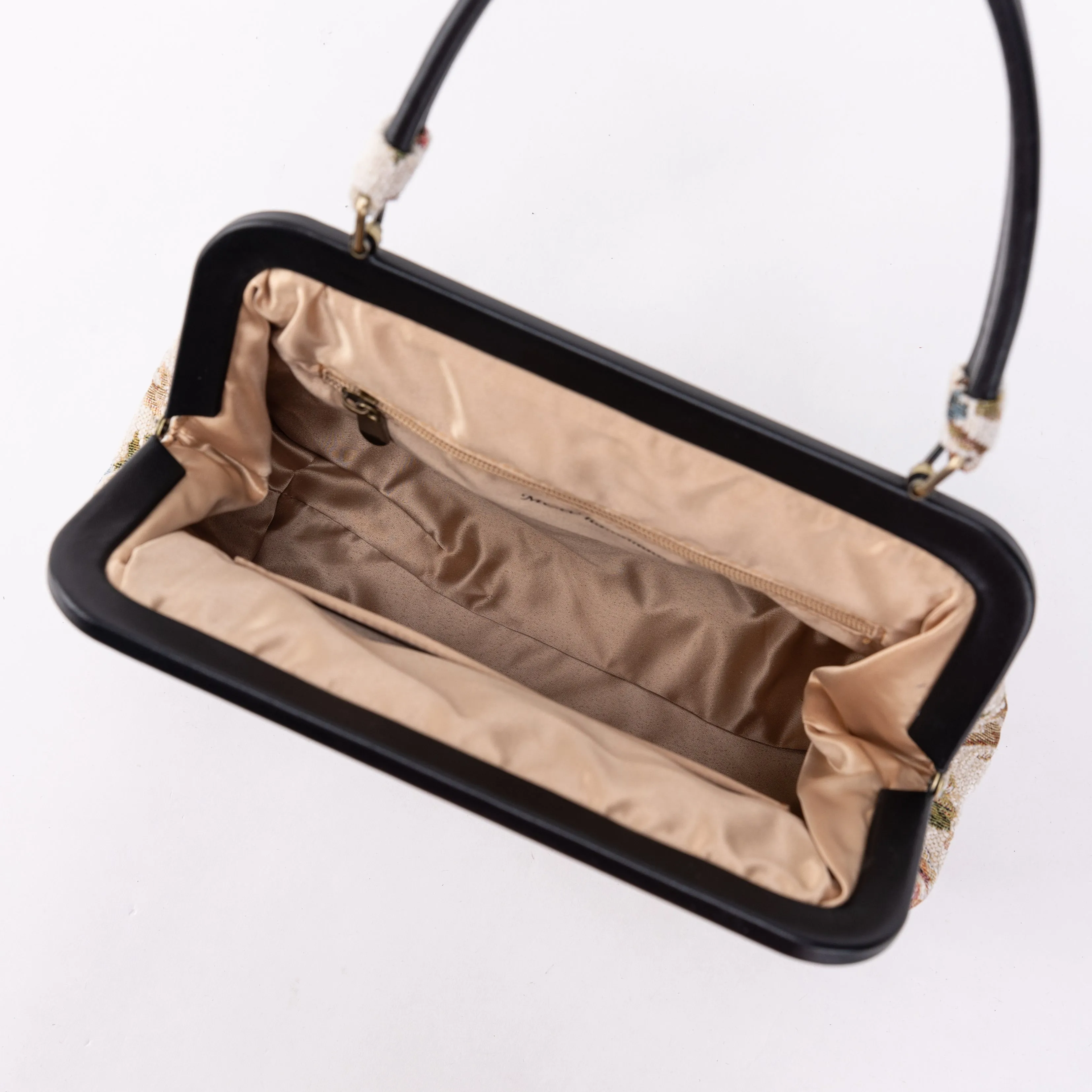 Floral Cream Alma Satchel