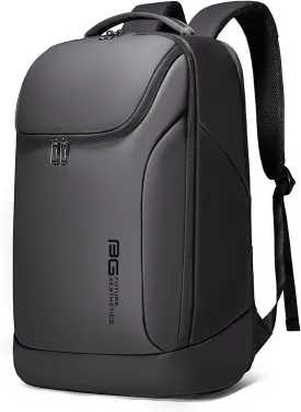 FUTURE AESTHETICS Business Smart Backpack Waterproof for women,men,Fight Approved Durable Backpack suitable as overnight and travel backpack (Black)