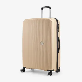 Hudson Large Suitcase in Champagne