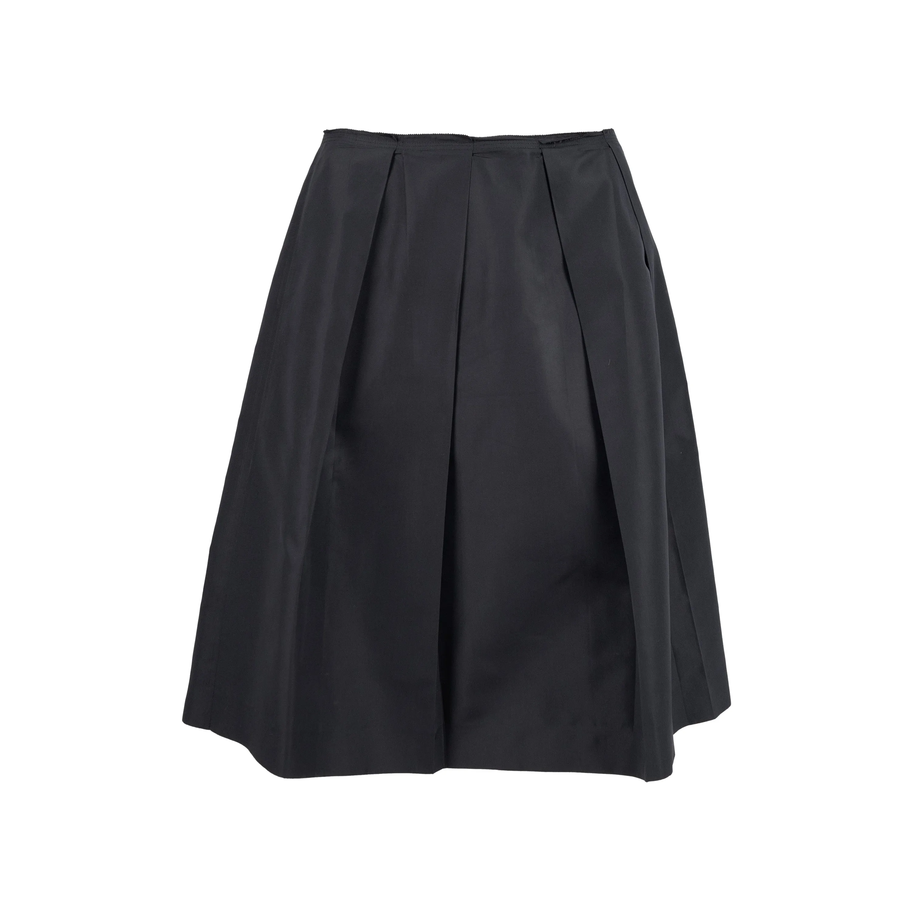 Prada Pleated Silk Skirt - '10s