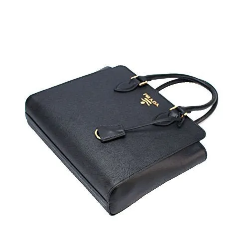 Prada Women's Saffiano Leather Shoulder Tote Handbag