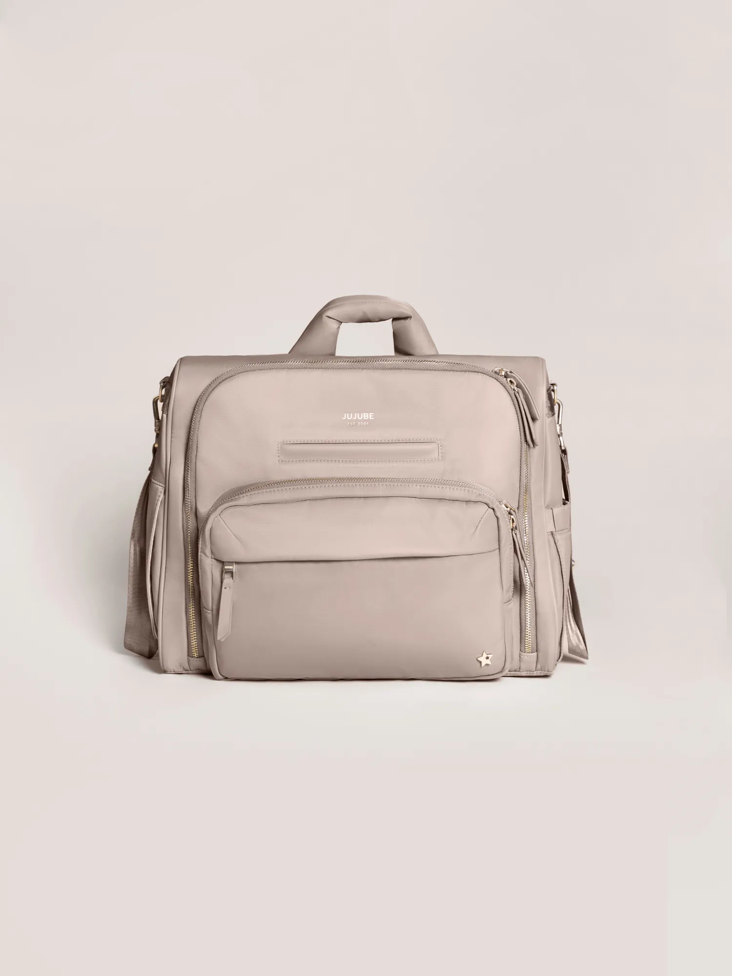 Satchel Diaper Bag - Taupe