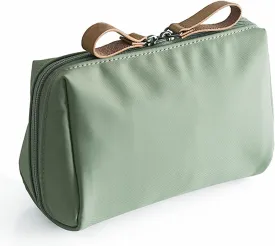 Small Makeup Bag for Purse, Makeup Pouch Small Cosmetic Bag Mini Portable Handbag for Women and Girls (Emerald Green)