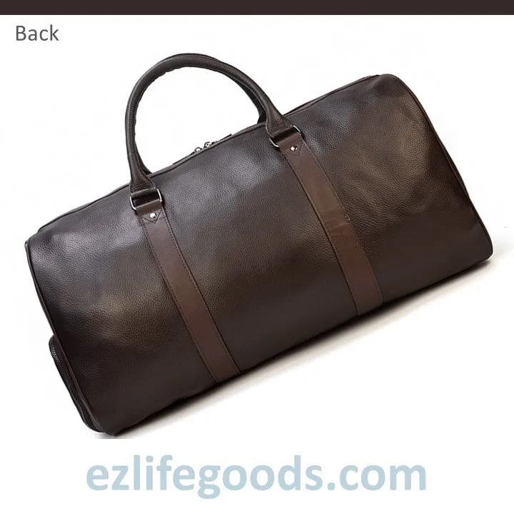 Soft Genuine Cowhide Leather Travel Bag 55 cm