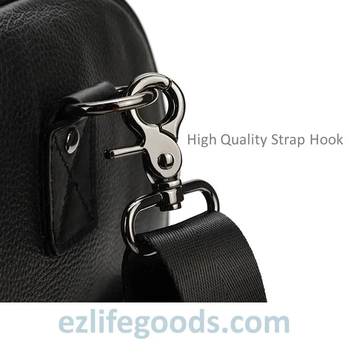 Soft Genuine Cowhide Leather Travel Bag 55 cm