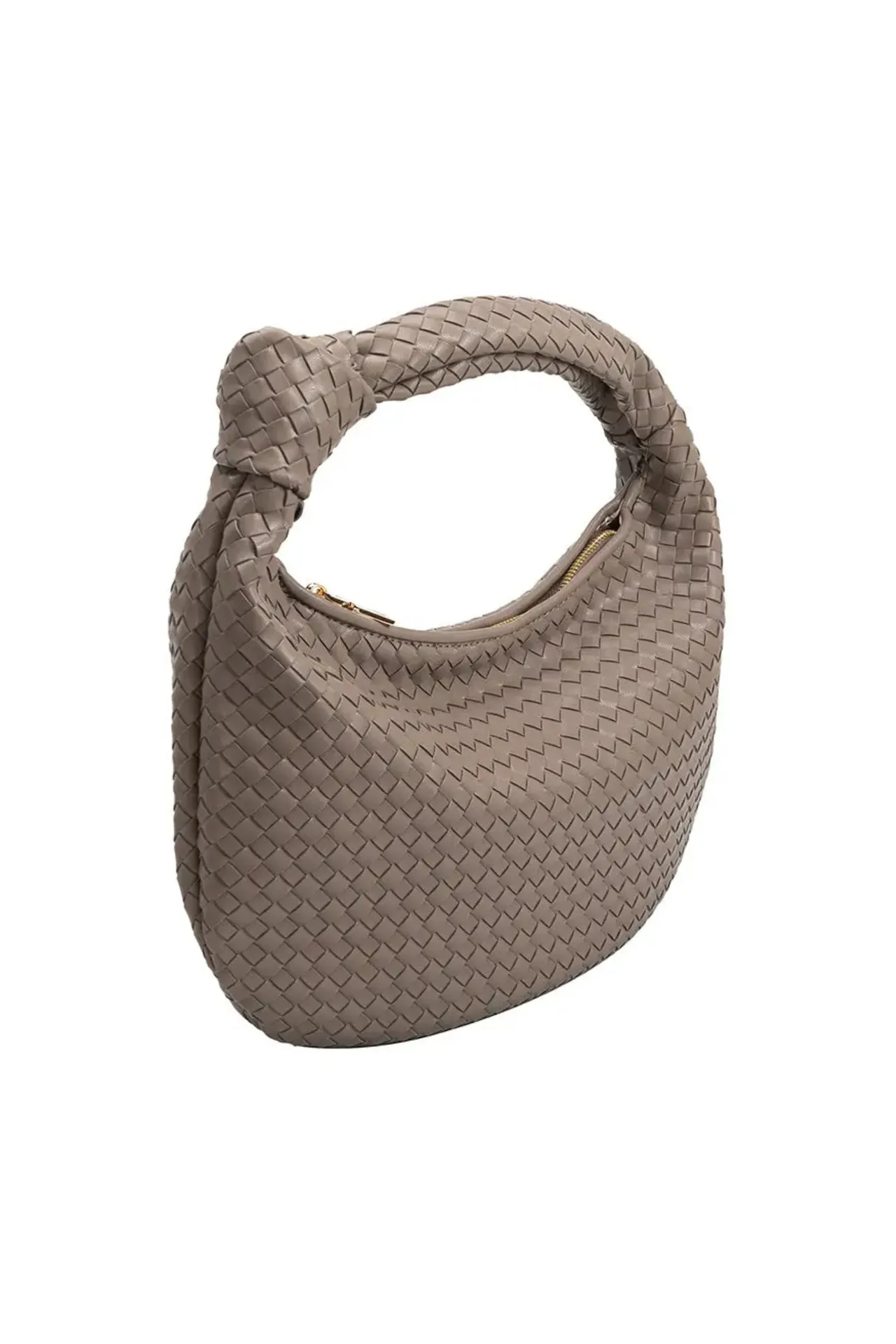 THE BRIGITTE SATCHEL IN STONE - MELIE BIANCO