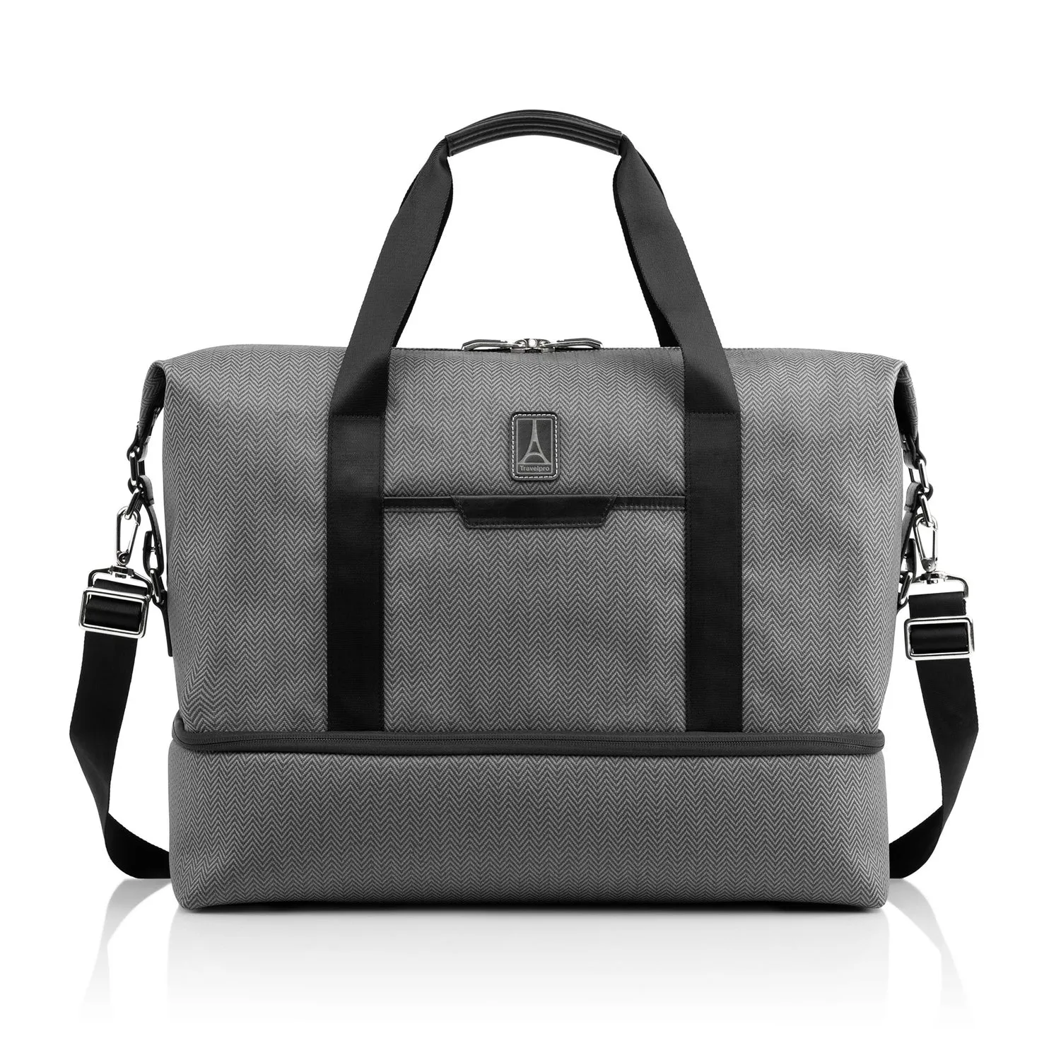 Travelpro® x Travel   Leisure Large Check-in Spinner and Drop-Bottom Weekender Bag Luggage Set
