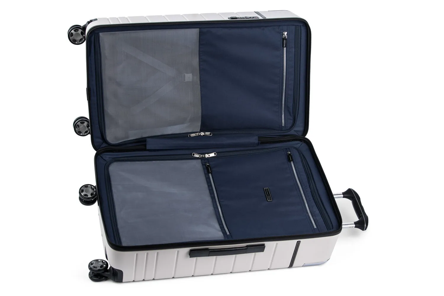 Travelpro® x Travel   Leisure Large Check-in Spinner and Drop-Bottom Weekender Bag Luggage Set