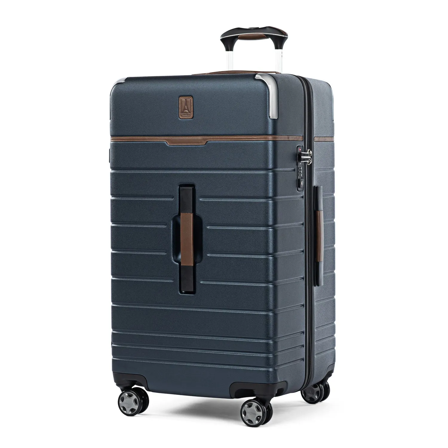 Travelpro® x Travel   Leisure Large Check-in Spinner and Drop-Bottom Weekender Bag Luggage Set