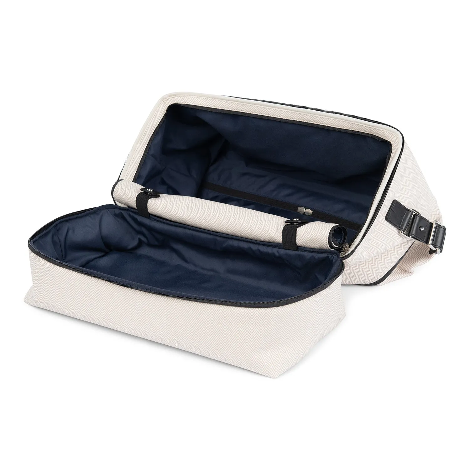 Travelpro® x Travel   Leisure Large Check-in Spinner and Drop-Bottom Weekender Bag Luggage Set