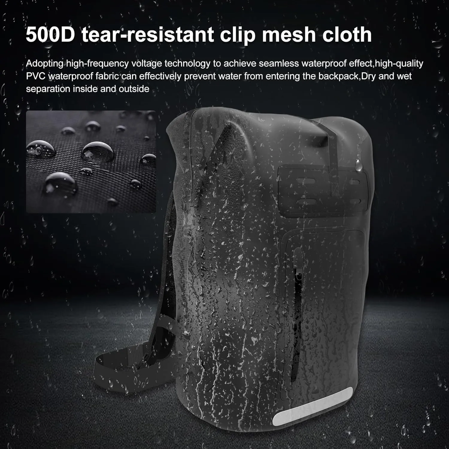 Waterproof BackpackHeavy Duty Hiking Backpack35/55/85L dry bag backpack waterproof for MenRoll-Top Closurefor Kayaking, Travel, Hiking, Fishing, Camping, Motorcycles (grey, 35L)
