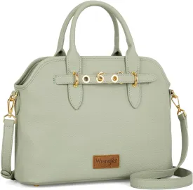 Wrangler Tote Bags for Women Medium Crossbody Purse for Ladies Soft Designer Top-handle Handbags